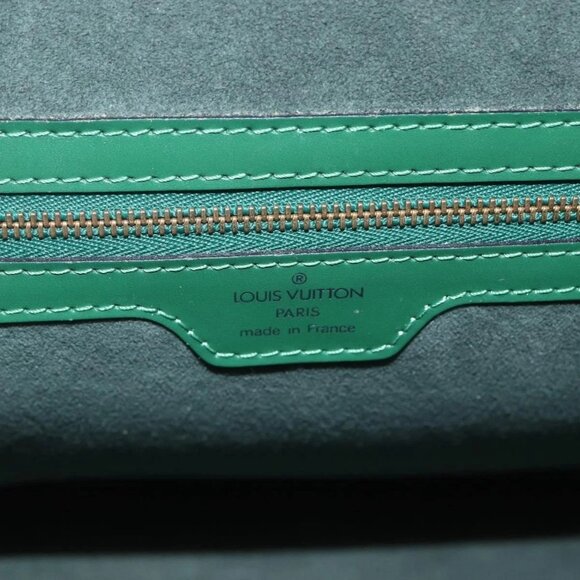 LOUIS VUITTON Epi Lussac Shoulder Bag Green M52284 LV Auth 155025 - Picture 10 of 16